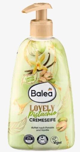 Balea krēmveida roku ziepes Lovely Pistachio, ar pistāciju un vaniļas smaržu 500 ml